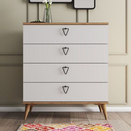 Woody Fashion Versa-Ce 3616 OakWhite Dresser Slike
