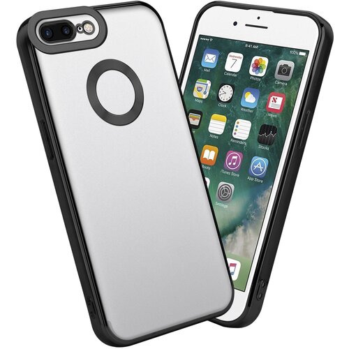 Cadorabo Case, združljiv z Apple v prozorni - črni - zaščitni pokrov, narejen iz fleksibilnega silikona TPU s kromiranjem, (20603457) Cene
