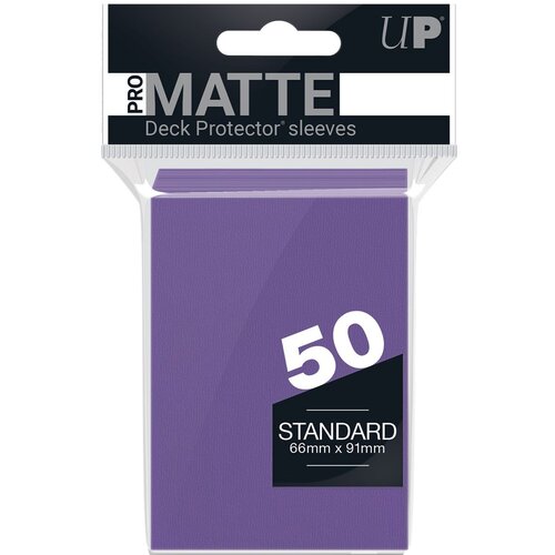 Ultra PRO omoti za karte - PRO-Matte 50ct Standard Deck Protector sleeves: Purple Slike