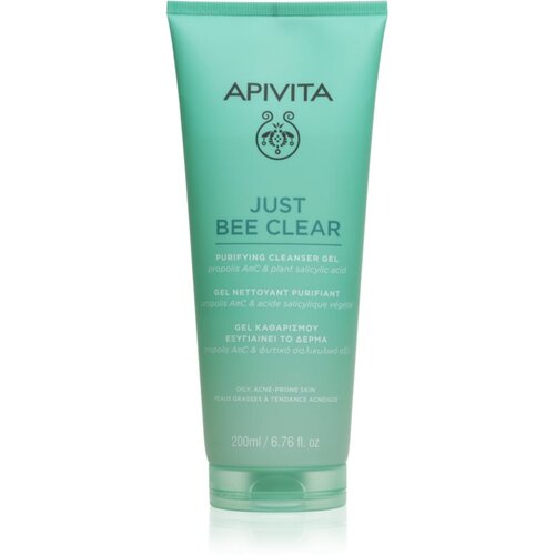 Apivita Just Bee Clear Purifying Cleanser Gel čistilni gel za obraz proti aknam 200 ml Cene