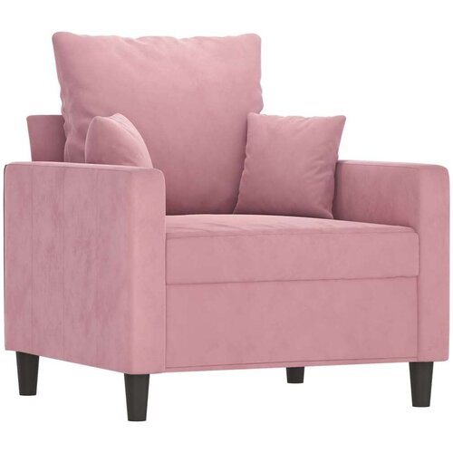  3-dijelni set sofa s jastucima ružičasti bar&amp;scaron;unasti Slike