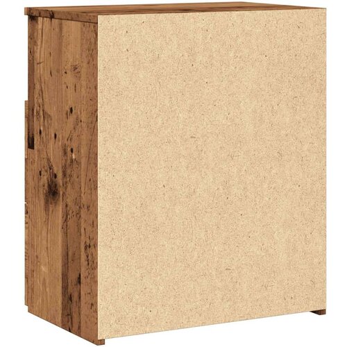 VidaXL Noćni ormarić boja staro drvo 50 x 32 x 60 cm od iverice Slike