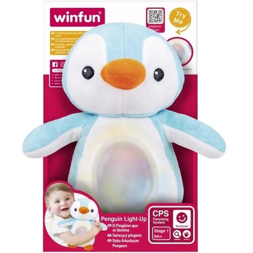 Winfun nočna lučka pingvin z uspavankami, 000160-NL Slike
