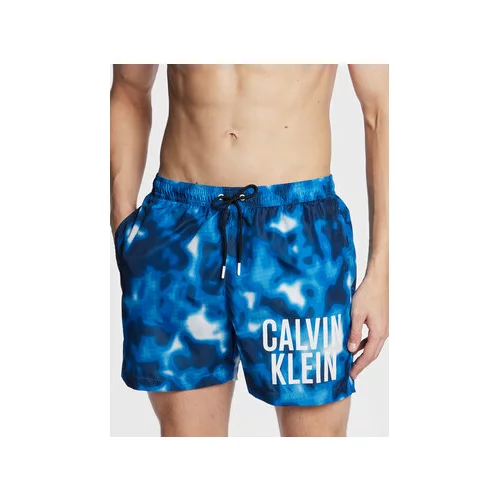 Calvin Klein Swimwear Kopalne hlače KM0KM00795 Modra Regular Fit