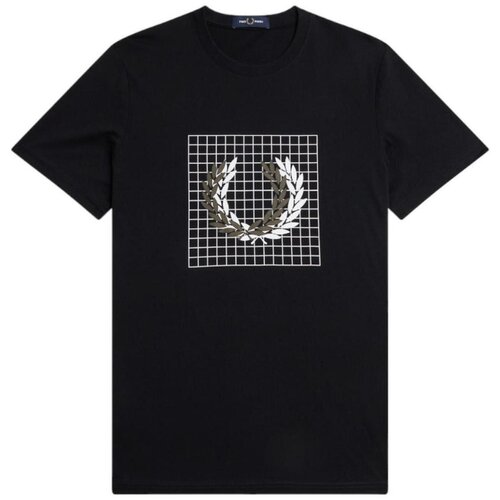 Fred Perry Majice s kratkimi rokavi - Črna Cene