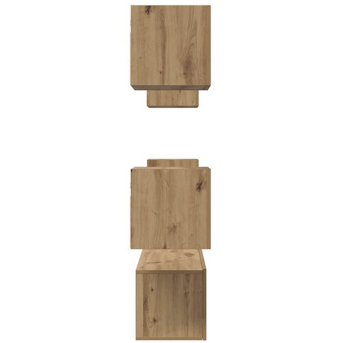  Set TV komoda 6 pcs Umjetnički hrast Konstruirano drvo Slike