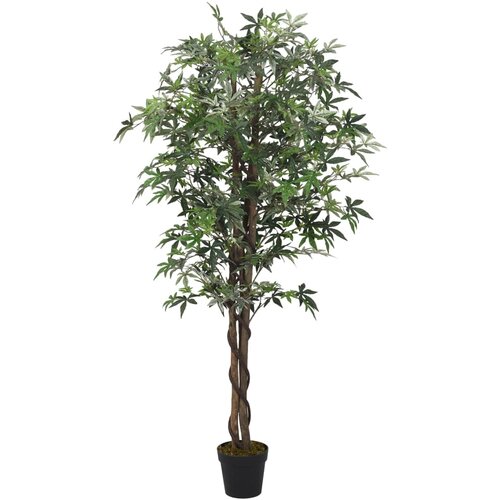 VidaXL Umjetno stablo javora 672 lista 180 cm zeleno Slike