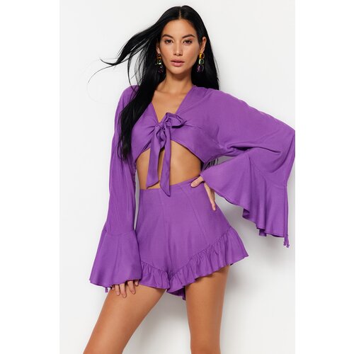 Trendyol Two-Piece Set - Purple - Regular fit Cene