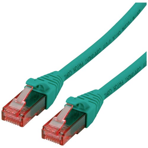 Roline 21.15.2943 RJ45 omrežni kabel\, patch kabel cat 6 u/utp 0.30 m zelena 1 kos, (20420346) Cene