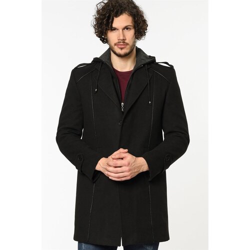 Dewberry PLT8334 MEN&amp;#039;S COAT-BLACK Slike