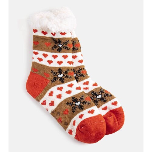 Gemre Brown and orange Grondi winter socks Cene