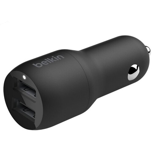 Belkin Boost Charge Dual USB-A Car Charger 24W (CCD001bt1MBK) Slike