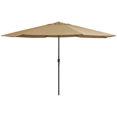  Zunanji senčnik s kovinskim drogom 400 cm taupe, (20743062) Cene