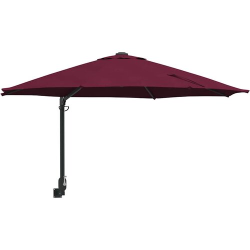  Vrtni suncobran Bordeaux Crvena 248 x 248 x 148 cm Slike