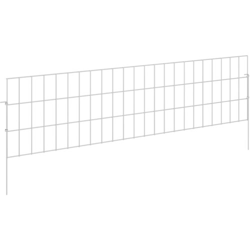 vidaXL Ograja za vrt z žeblji 48 pcs 115 x 30 cm Mesh Pocinkano jeklo, (5000301648) Cene
