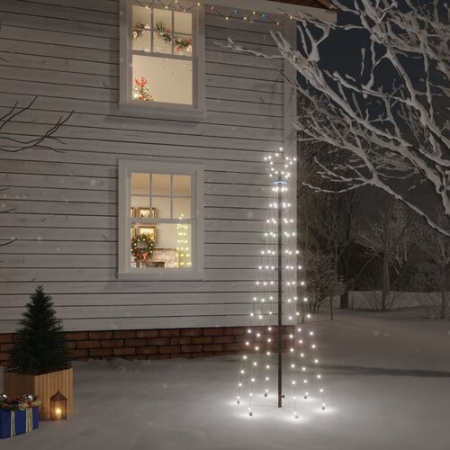  Božićno drvce sa &scaron;iljkom i 108 hladne bijele LED žarulja 180 cm Cijene