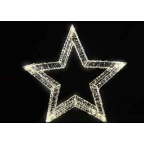  Novogodi&scaron;nji ukras metalna zvezda 1200 led 3D 75 cm Cene