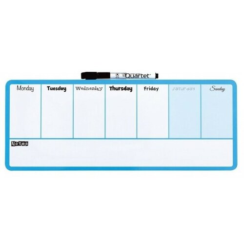Nobo magnetna tabla - tedenski planer 5028252441599 140X360 modra Slike