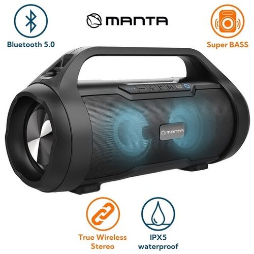 Manta prenosni bluetooth zvočnik boombox SPK215 Slike