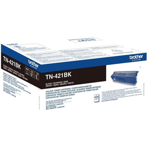 Brother Brat TN421BK/črna/originalna/kartu&amp;scaron;a tonerja TN421BK Slike