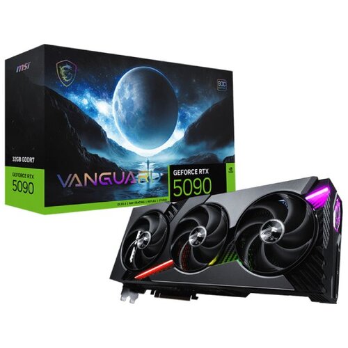 MSI nVidia GeForce RTX 5090 VANGUARD 32G 512 bit GeForce RTX 5090 32G VANGUARD SOC grafička karta Cene