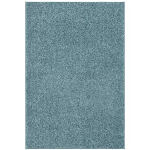 Tepih s kratkim vlaknima 200 x 290 cm plavi