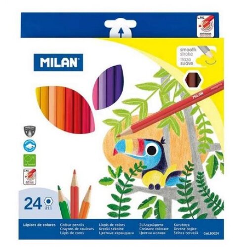 MILAN Drvene bojice 1/24 duge MILAN karton bls Cene
