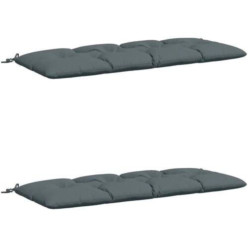  Jastučići za klupe VIANEN 2 kom. 100% poliester Plava - Plava 150 x 60 x 12 cm Slike