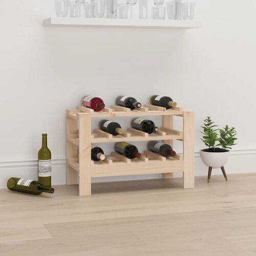  Stalak za vino 61,5x30x42 cm od masivne borovine Cijene