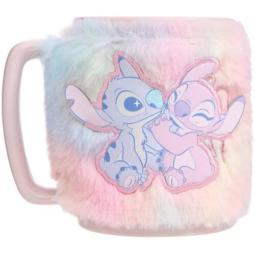 Pyramid Šalica Stitch - Angel & s plišanom navlakom, 440 ml Cene