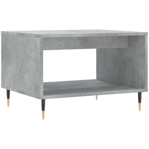 VidaXL Stolić za kavu boja betona 60x50x40 cm konstruirano drvo Slike