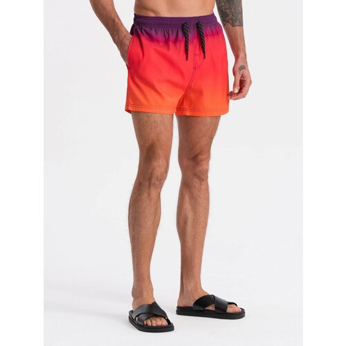 Ombre Men's swimming trunks effect - orange Cene