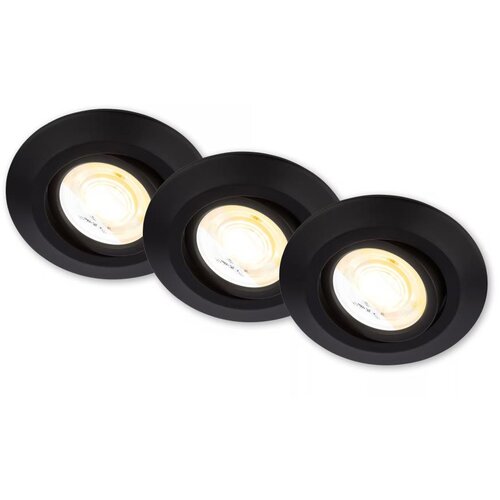 BRILONER 7586035 - komplet 3x LED kupatilsko ugradno svetlo KLIRA LED/4,9W/230V IP23 crno Cene