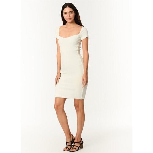 Dewberry Z2016 WOMEN'S ELBISE-SNOW WHITE Cene