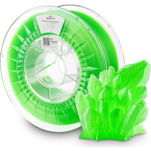 Spectrum PLA Crystal Neon Green, 1.75 mm / 1000 g Cene