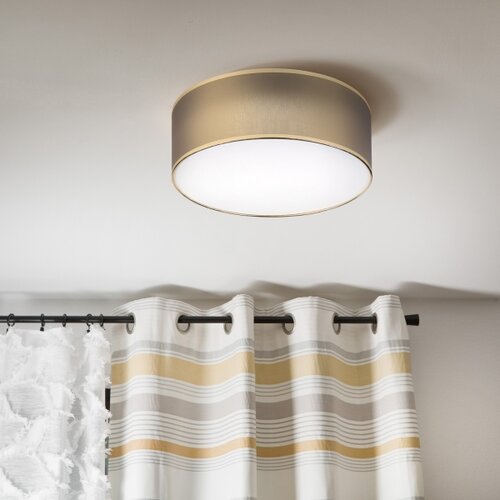  LED stropno svetlo SIRJA LED/20W/230V 4000K &amp;Oslash; 35 cm braon/zlatna Slike