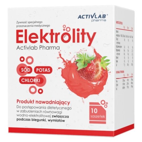 ACTIVLAB Elektroliti z okusom jagode (10 vrečk) Cene