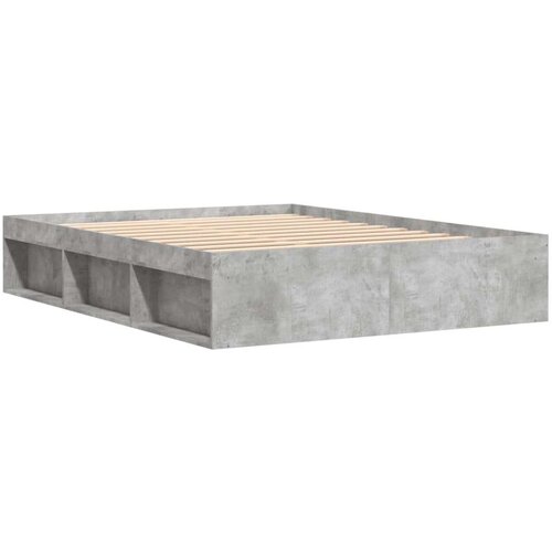  Za krevet siva boja betona 160x200 cm Slike