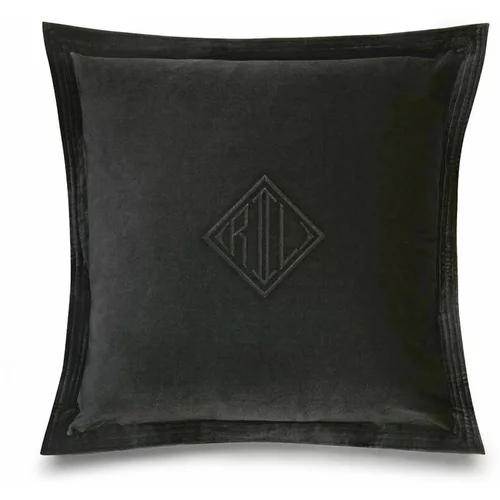 Polo Ralph Lauren Ukrasna jastučnica RL Velvet Charcoal 50 x 50 cm