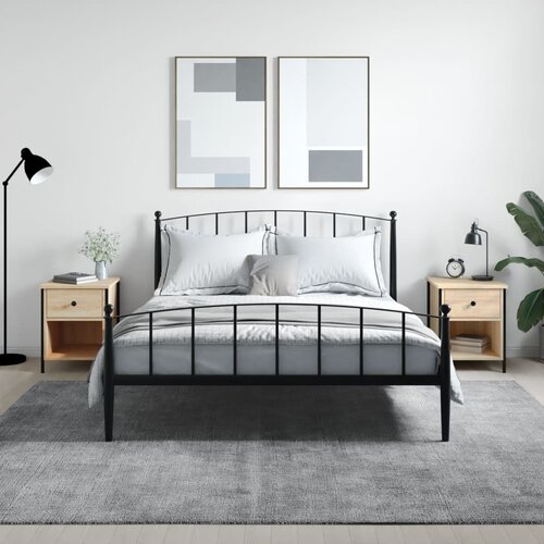 vidaXL Nočna omarica 2 kosa sonoma hrast 40x42x50 cm inženirski les Cene