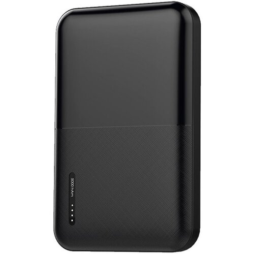 Max Mobile power bank BANK BOX S 5000mAh DUAL USB 2.1A crni Slike
