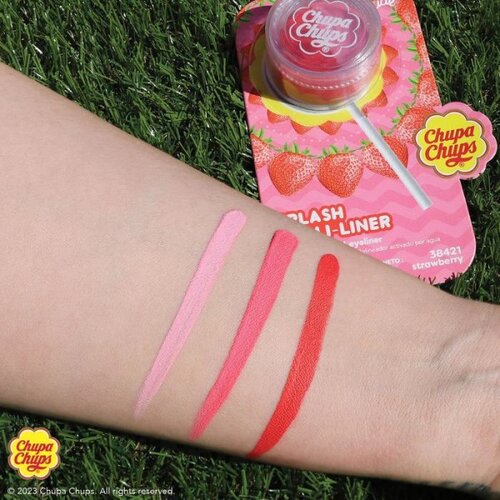 Rude Cosmetics ajlajner u boji chupa chups splash lolli-liner strawberry 10g Slike