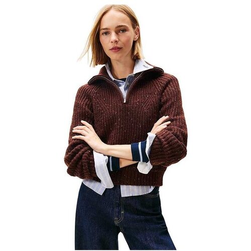 Tommy Hilfiger braon ženski džemper Cene
