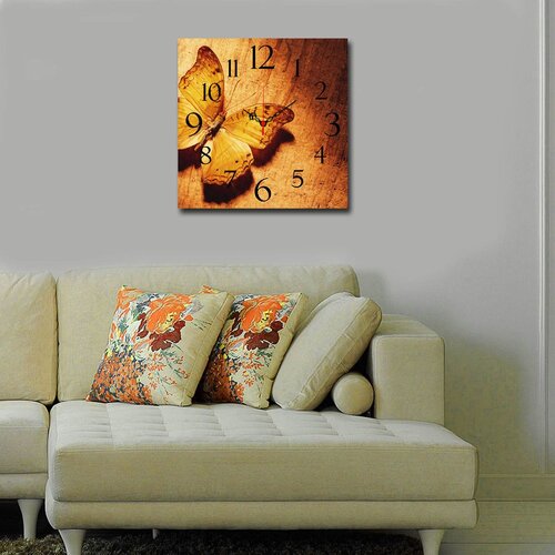 Wallity MDF Zidni sat 40x40cm Šareni Cene