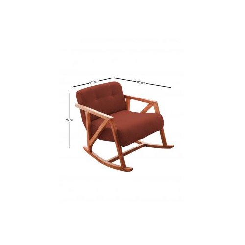 Atelier Del Sofa Fotelja Nini Sallanan, 85x67x75 cm, Kajsija Slike