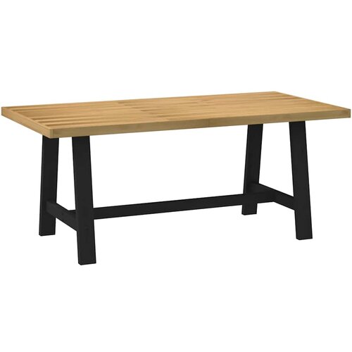 vidaXL Jedilna miza NOAIN 180x90x75 cm trdna borovina Cene