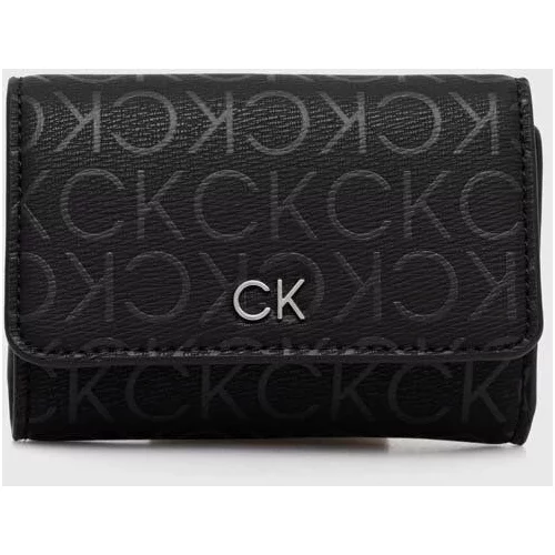 Calvin Klein Denarnica ženska, črna barva, K60K612637