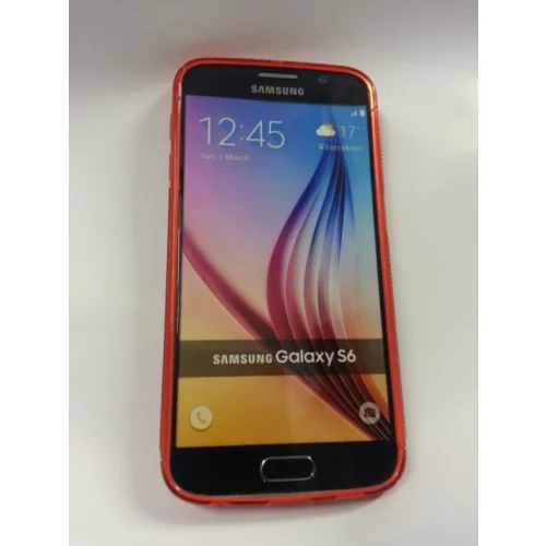  S silikonski ovitek Samsung Galaxy S6 G920 rdeč