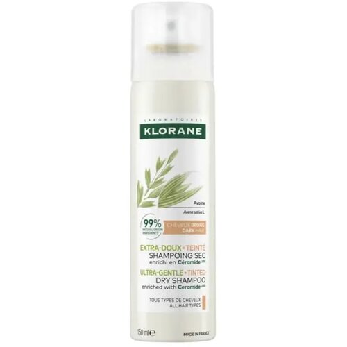 Klorane &amp;Scaron;ampon za suvo pranje kose ovas i ceramidi tonirani, 150 ml Slike