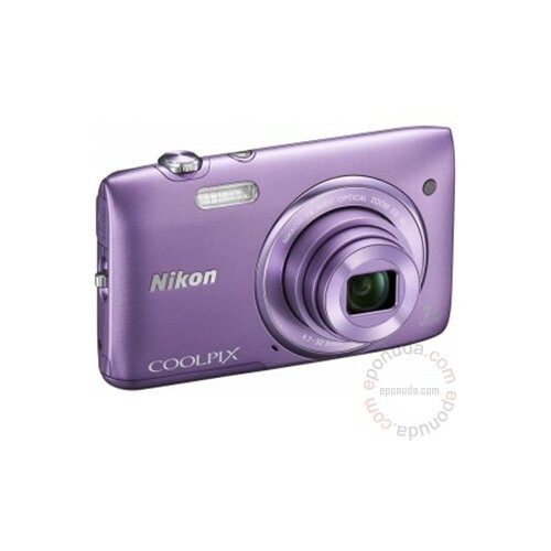 Nikon S3500 Purple digitalni fotoaparat Slike